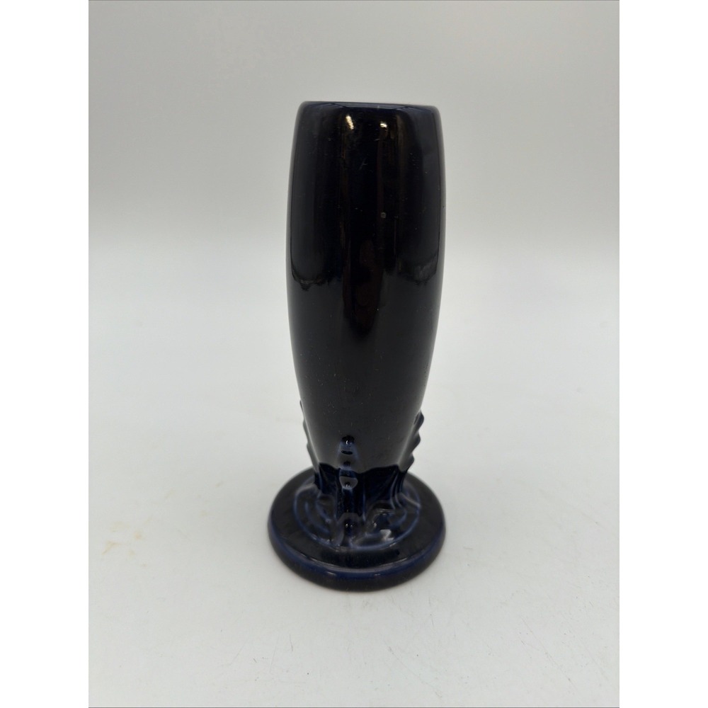 Vintage Fiesta Black Art Deco Bud Vase Retired Fiestaware Homer Laughlin